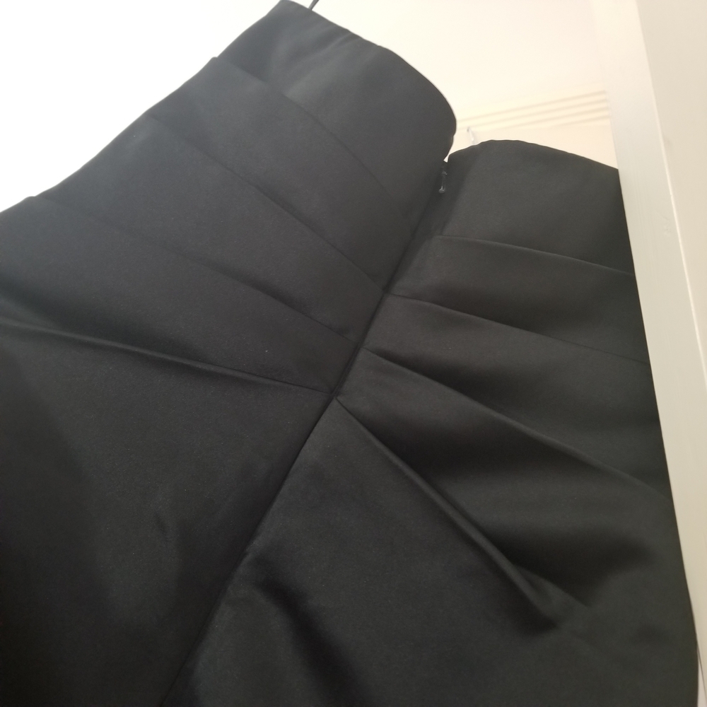 BLACK Phoebe Couture ruffled tube top dress women's size 10 (346) - Picture 2 of 5